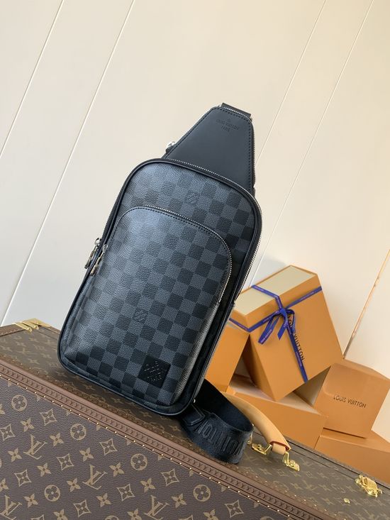 Louis Vuitton Avenue Shoulder Bag Damier Graphite M45302 7510