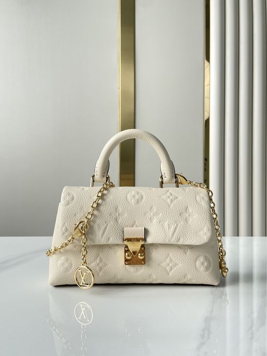 Louis Vuitton NANO MADELEINE Leather Chain Crossbody Bag M12145