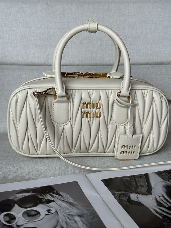 Miu Miu Matelasse Bowling Bag Classic bc148A