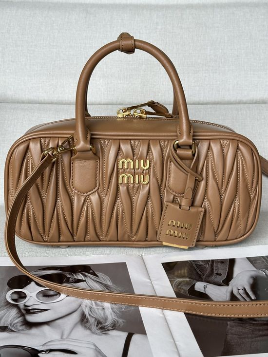 Miu Miu Matelasse Bowling Bag Classic bc148A