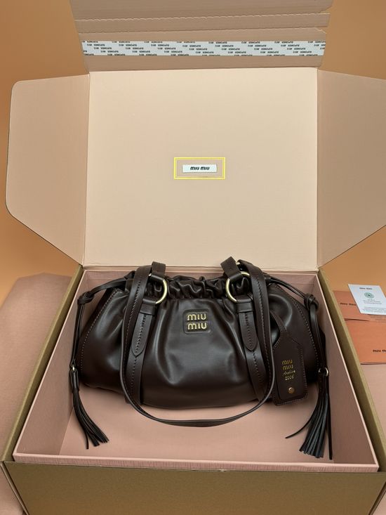 Miu Miu Joke Nappa Leather Top Handle Bag 5BG306
