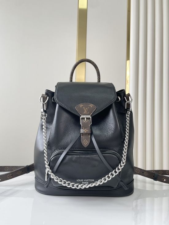 Louis Vuitton MONTSOURIS Small Leather Backpack M12587