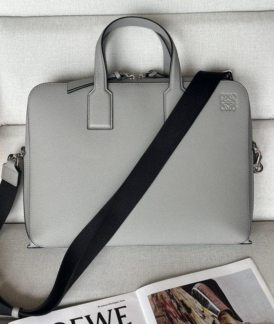 Loewe Leather Briefcase Work Bag 3066