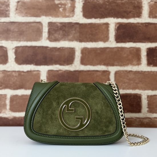 Gucci Original Leather Green Matte Bag 815711