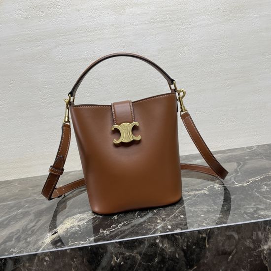 Celine LOUISE Smooth Leather Bucket Bag 119173