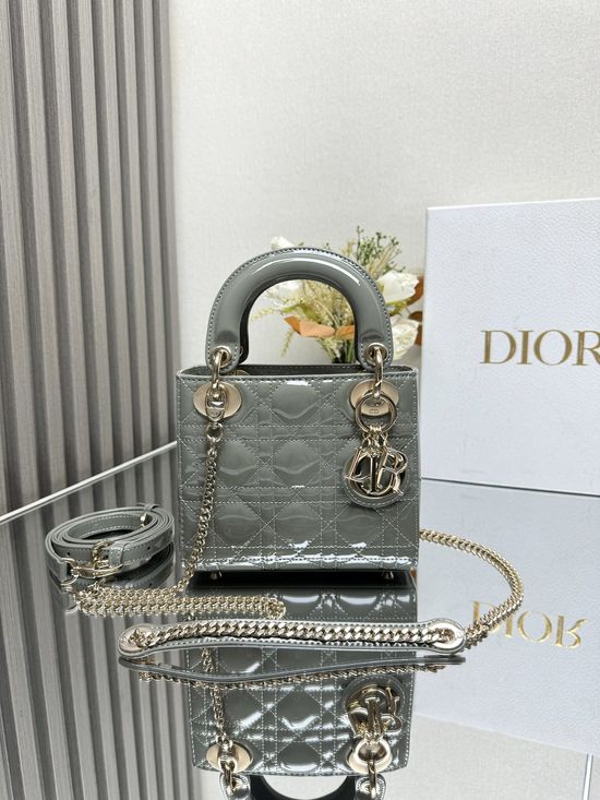 Christian Dior Lady Christian Dior Lambskin Handbag 0505