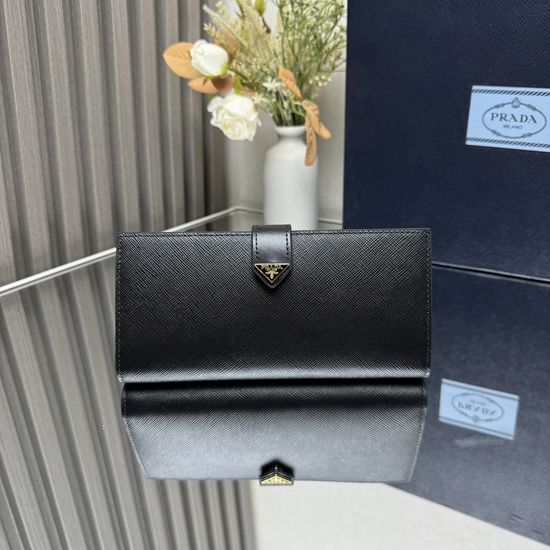 Prada Saffiano Leather Long Wallet 1MV025