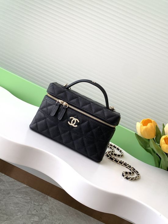 Chanel Lunch Box Bag Grained Calfskin AP4507