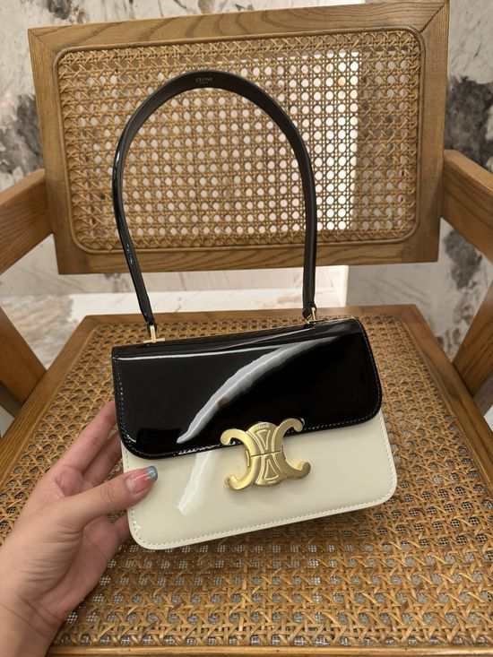 Celine TEEN GARANCE Patent Leather Bag 118053
