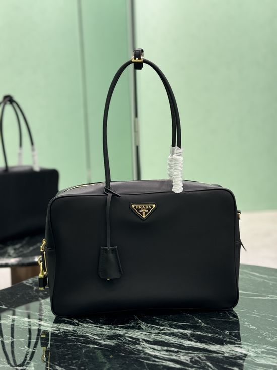 Prada Tessuto Tocker Lock Handbag 1BB131