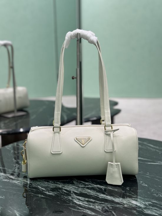 Prada Padlock Handbag Calfskin Leather Bag 1BB127