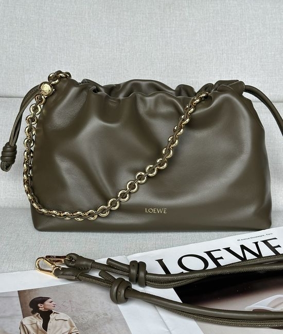 Loewe Flamenco Purse Large Nappa Leather Clutch 1774