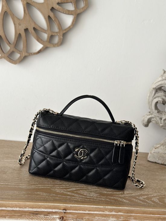 Chanel Lunch Box Chain Clutch Bag 66002