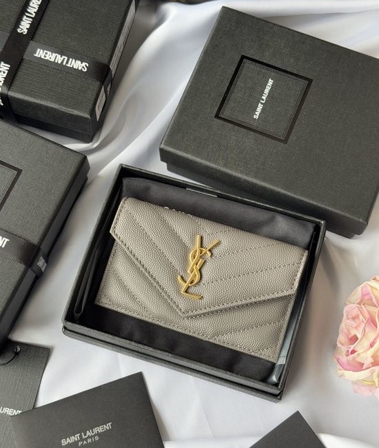 Yves Saint Laurent YSL Classic Flap Card Holder 612808