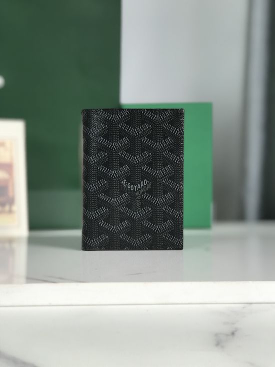 Goyard Limited Edition Dark Calfskin Card Holder 020609