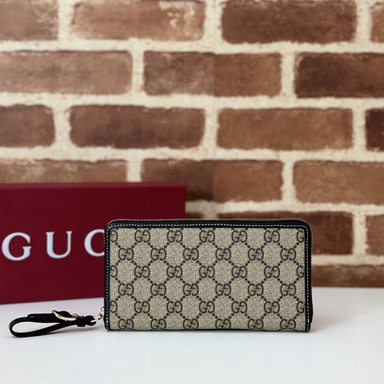 Gucci Handbag Original Leather Brown Black 819122