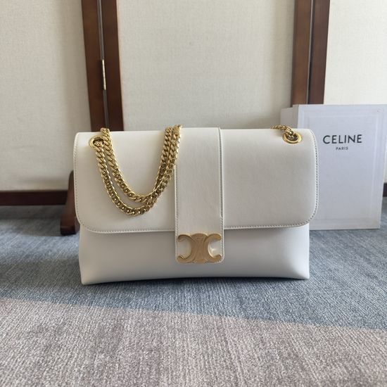 Celine VICTOIRE Grain Leather Shoulder Bag 118222
