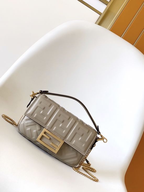 Fendi Baguette Small Lambskin Crossbody Bag 212