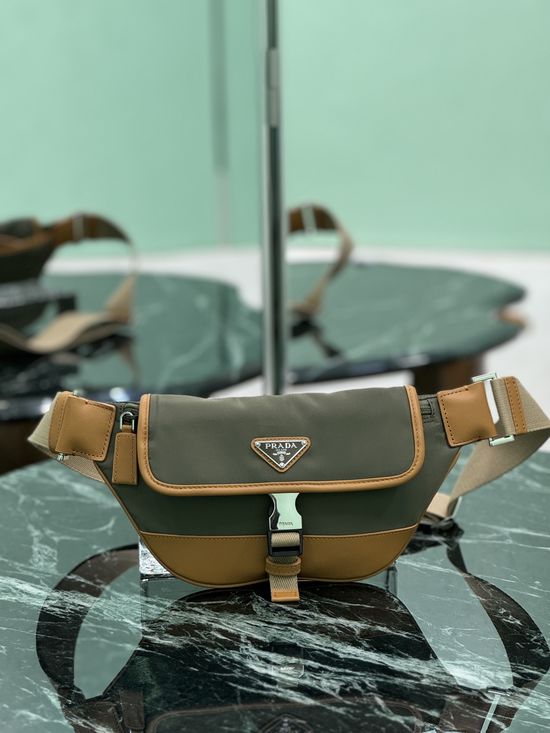 Prada Nylon Adjustable Strap Crossbody Bag 2VH176