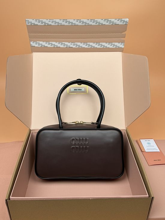 Miu Miu Beau Calfskin Leather Satchel Bag 5BB172