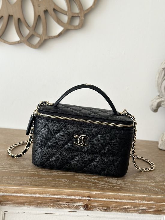 Chanel New Crossbody Clutch Bag Classic Black 66022