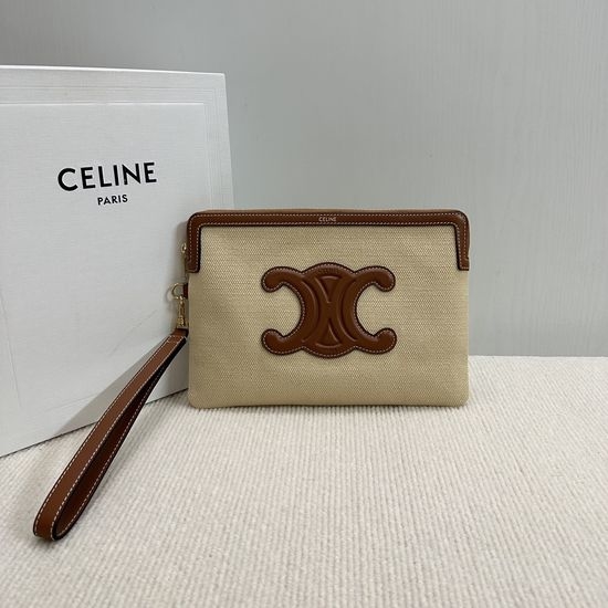 Celine Simple Style Canvas Clutch Bag 10J502