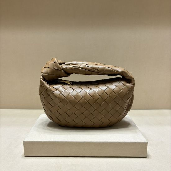 Bottega Veneta Woven Knotted Hobo Lambskin Bag 5297