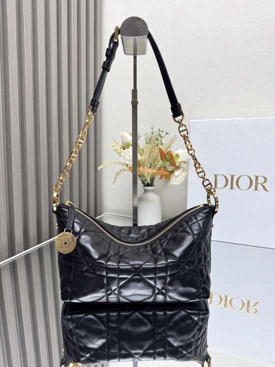 Christian Dior Christian Diorstar Hobo Chain Handbag 3202