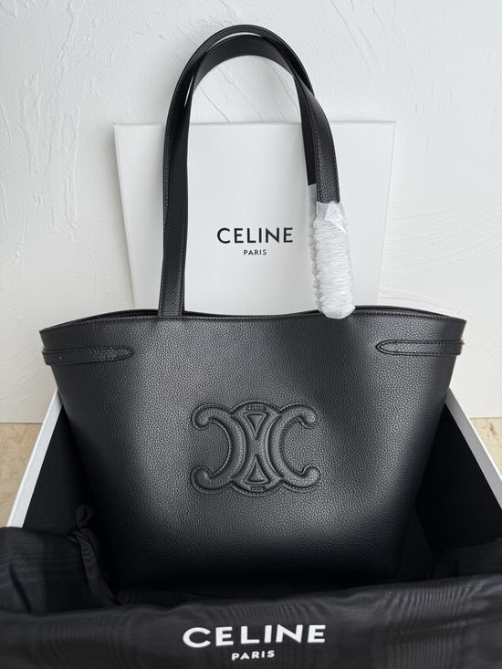 Celine Tote Bag Grained Calfskin Small 118233