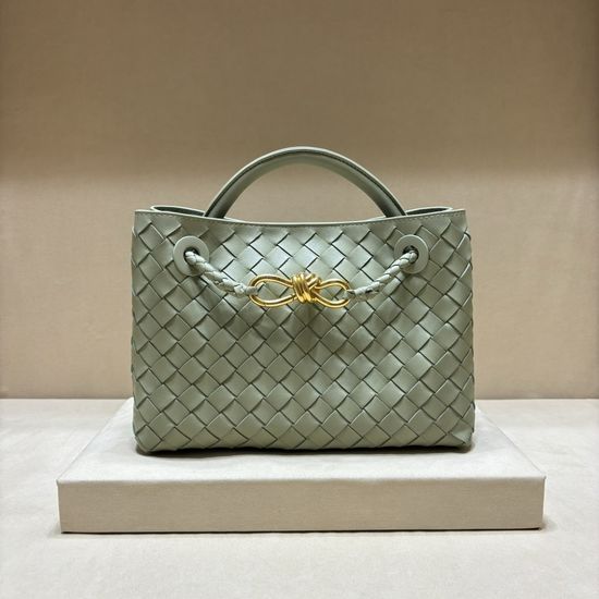 Bottega Veneta Intrecciato Woven Leather Handbag 7463