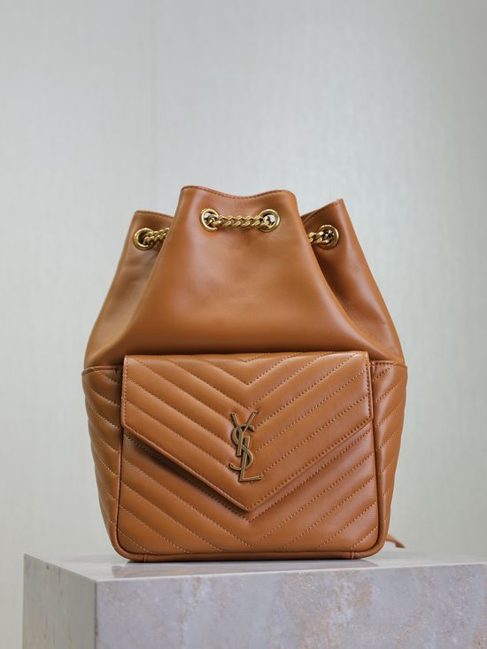 Yves Saint Laurent Joe Lambskin Backpack 672609