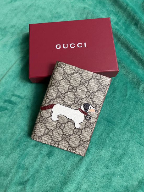 Gucci Wallet Cute Cartoon Pattern Passport Holder 810072