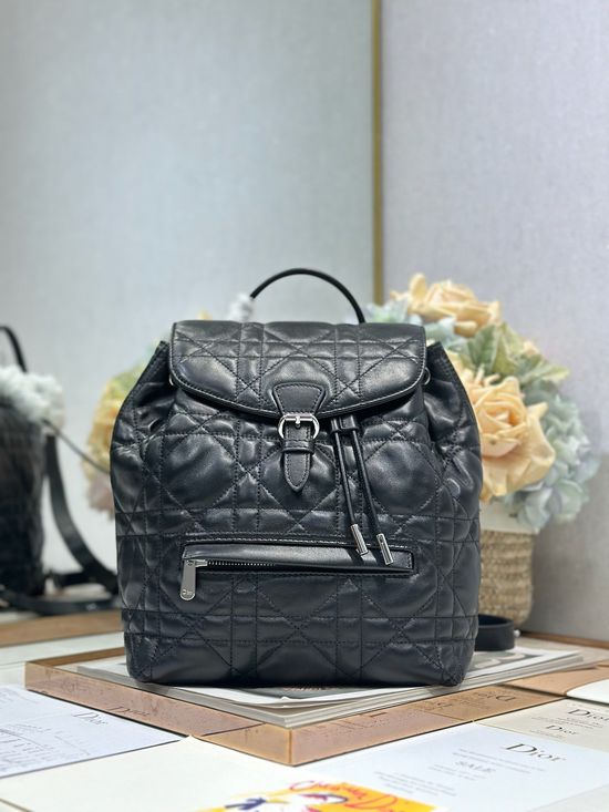 Christian Dior Large Lambskin Backpack D007