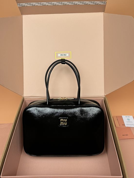Miu Miu Beau Patent Lambskin Handbag 5BB117