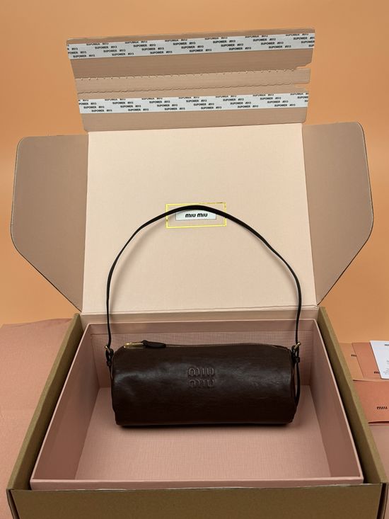 Miu Miu Adventure Nappa Leather Shoulder Bag 5BG581