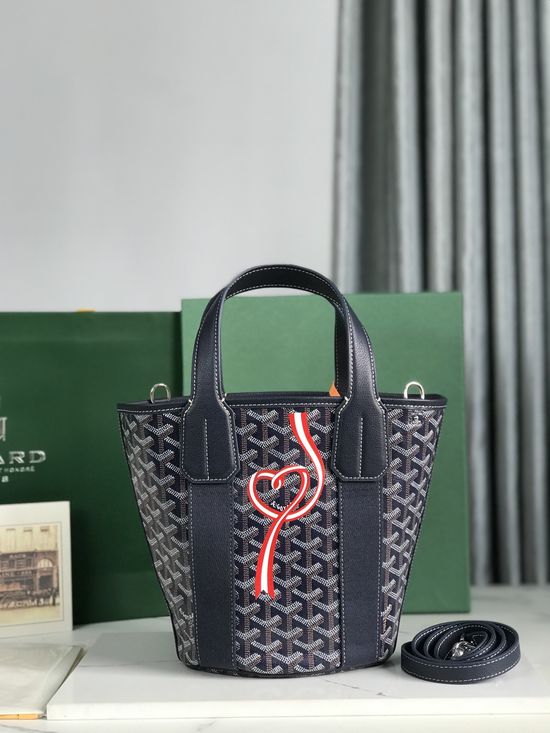 Goyard BELHARRA Small Bucket Bag with Love Hearts