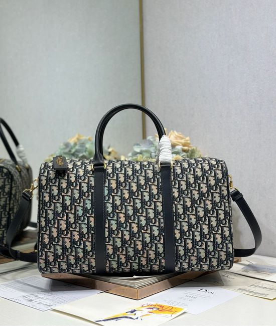 Christian Dior Oblique Canvas Large Luggage Bag 1368