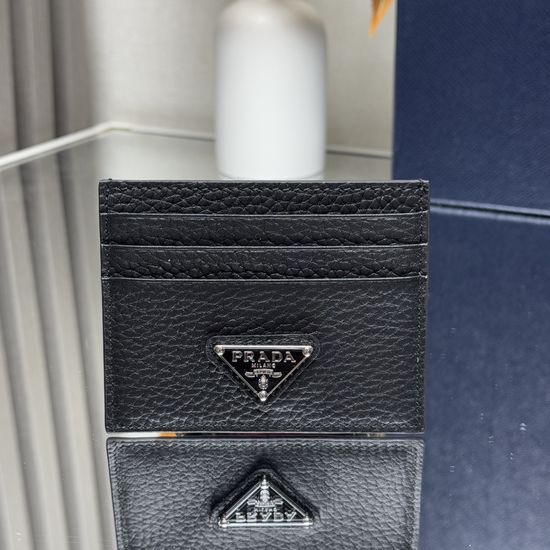 Prada Leather Card Holder Multiple Card Slots 3632