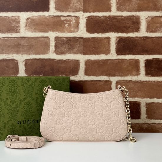 Gucci GG Marmont Pink Lichee Bag 815278