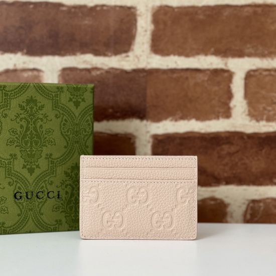 Gucci Pink Textured Leather Mini Purse 815883
