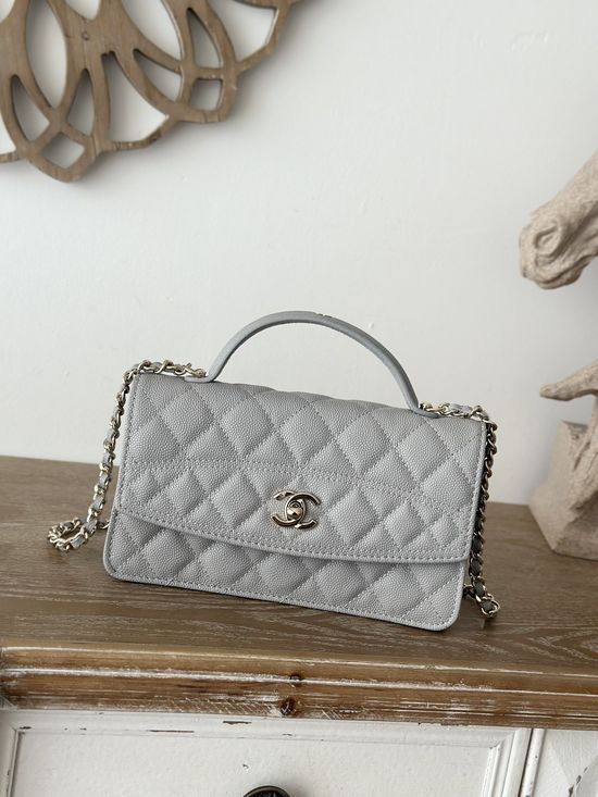 Chanel Organba Grained Calfskin Crossbody Bag 66003