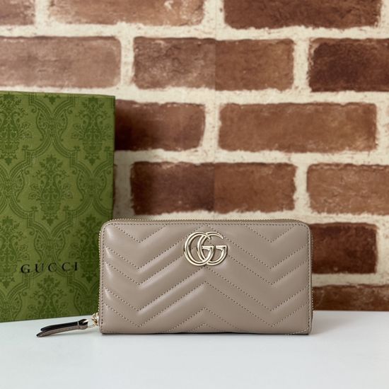 Gucci Handbag Taupe Small Clutch 443123