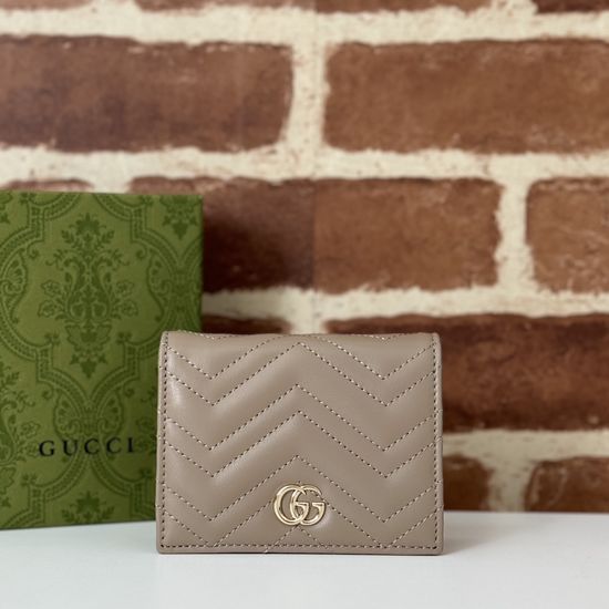 Gucci Leather Taupe Mini Bag 466492