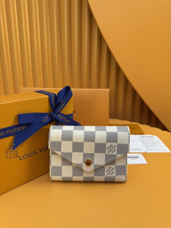 Louis Vuitton Victorine Damier Azur Wallet N64022