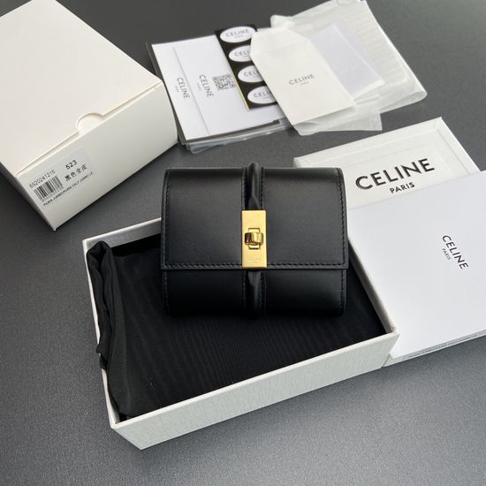 Celine TRIOMPHE Shiny Calfskin Wallet 10M523GCG