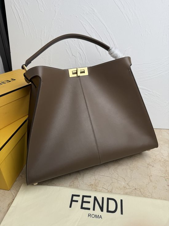 Fendi Peekaboo Upgraded Leather Handbag 304L