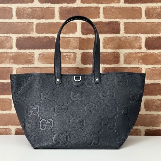 Gucci Litchi Embossed Tote 818771