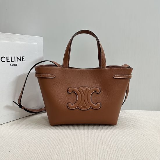 Celine CABAS ANAIS Small Grained Leather Tote Bag 118613