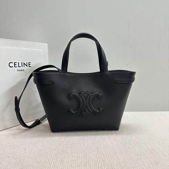 Celine CABAS ANAIS Small Grained Leather Tote Bag 118613