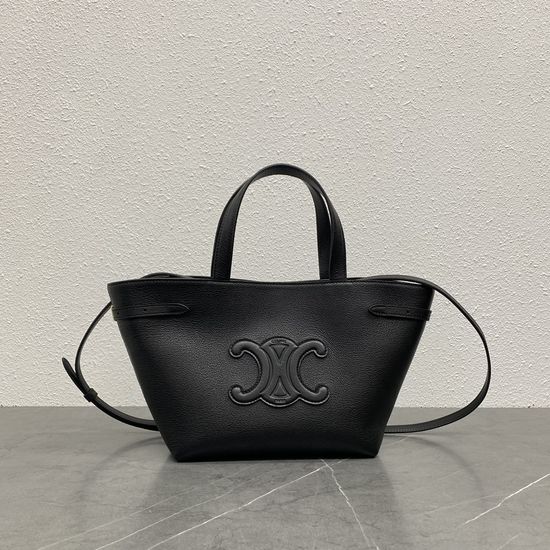 Celine Cabas Anais Grain Leather Tote Bag 118613
